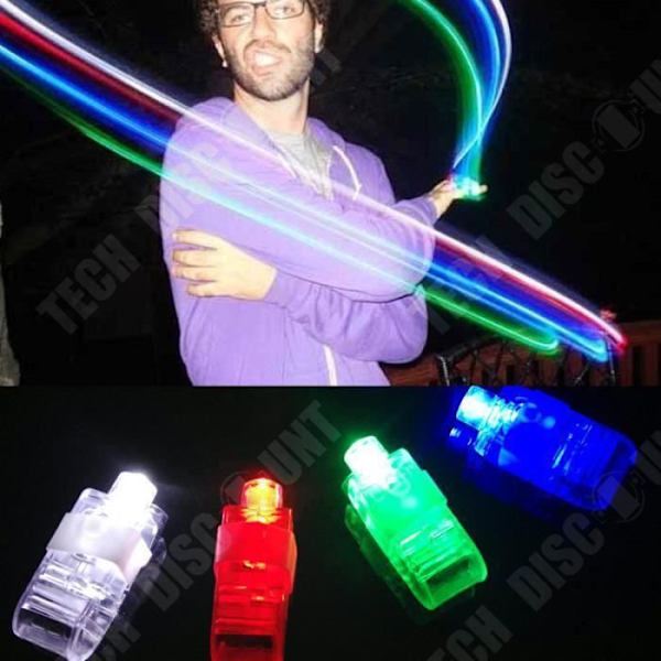 TD® Light Up Finger Ring/ Unisex dans LED-tillbehör/ Kreativt/ Vackert unikt ringdansljus Rave Party Glow