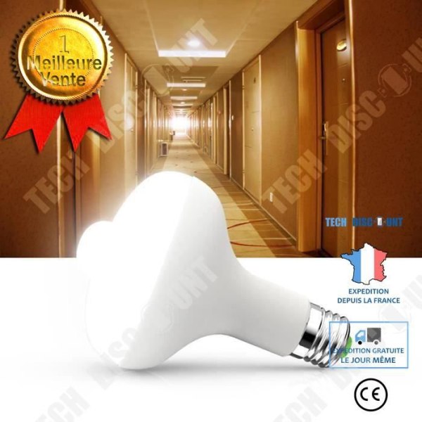 TD® E27 LED-svamplampa 650 Lm 12 W PIR Infraröd rörelsedetektor AC85-265V Glödlampa / Sensorljus LED