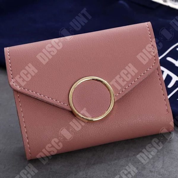 TD® Pung til kvinder i ensfarvet design, kortholder, håndtaske i terracotta farve