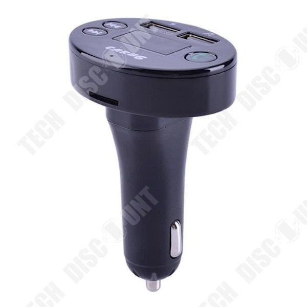 TD® FM-transmitter til bil - Dual USB trådløs BT4.1 - Håndfrit kit oplader transmitter FM MP3-afspiller A2B2LLY80719106 381
