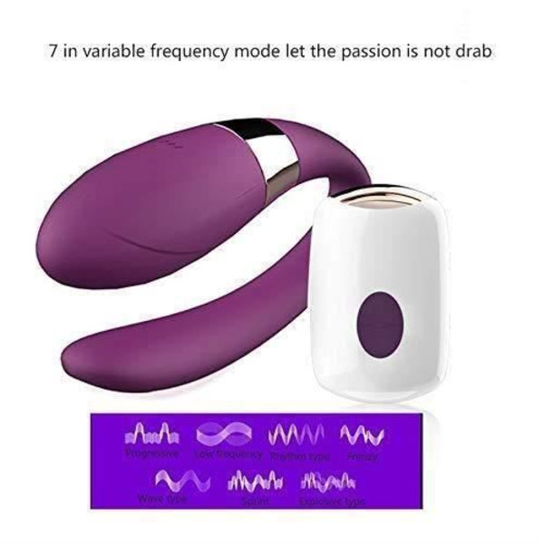 LCD® Vibromasseur til par blødt smil kraftig vandtæt kvindelig onanivibrator af høj kvalitet, 7 hastighedsindstillinger