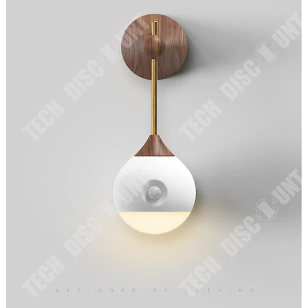 TD® Induktion LED Nattljus Korridor Badrum Sovrum Smart Människokropp Induktion sänglampa
