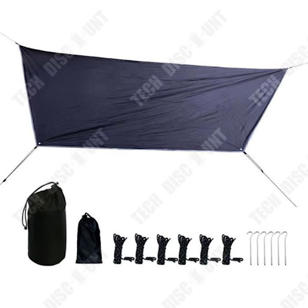 TD® Vandtæt hexagonal telt camping udendørs solcreme parasol hængekøje udendørs multi-person parasolet stof 360*280 cm