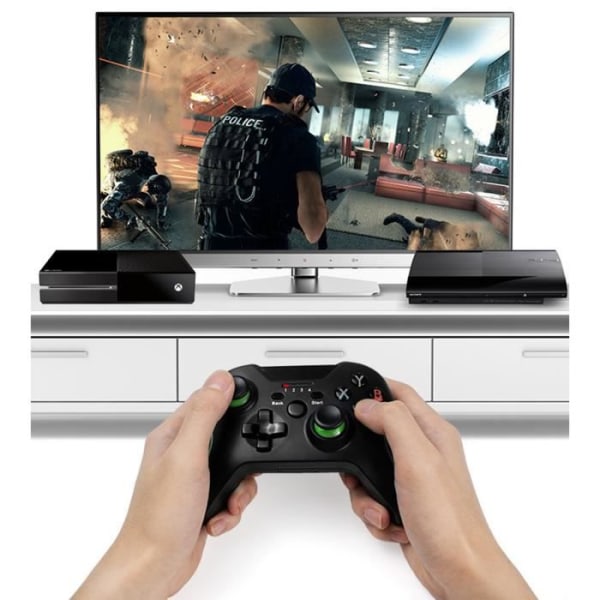Spilkonsol-controller - TD® - Trådløs - Bluetooth - Vibration - Kompatibel med Xbox Svart