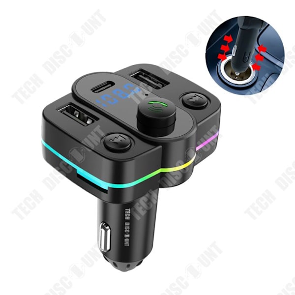TD® FM-sendere bluetooth bil mp3-afspiller bluetooth handsfree opkald bluetooth uden tab af audio kvalitet bil mp3