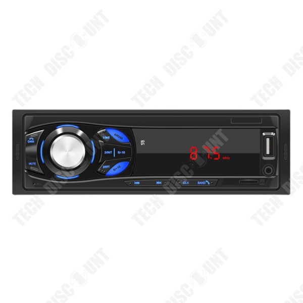 TD® Universal 12V Bluetooth bilradio för bil bluetooth mp3-spelare som stöder TF-kort U disk FM bilradio svart