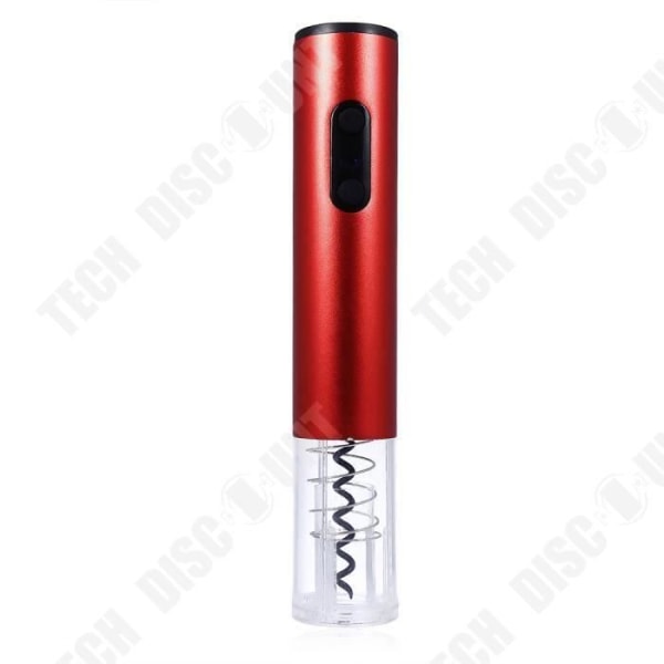 TD® Elektrisk korkskruv, vinflasköppnare, ljust modernt utseende, födelsedagspresent, laddningsbart batteri, röd