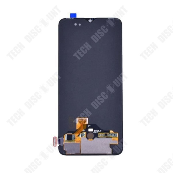 TD® Pour OnePlus 6T skærm sort 1 + 6T LCD skærm berøringsskærm samling indre og ydre integreret