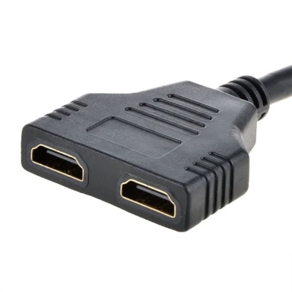 MaxLLTo ® 1080P HDMI-port hane till 2 hona 1 in 2 ut splitteradapter kabelomvandlare