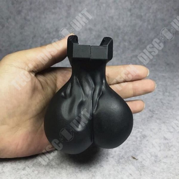 TD® Muovinen Taktinen Pistolet Lisävaruste - Nylon Kahva - Ulkonäön Muokkaus Kahva Nerf - Musta