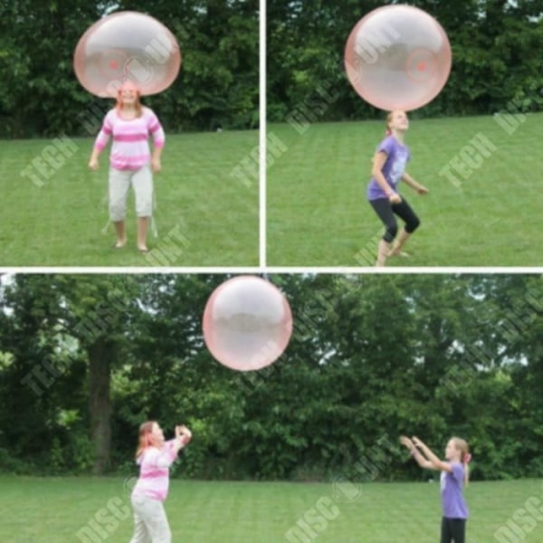 TD® 51 tums uppblåsbar studsboll, rolig leksak med vattenbubblor, för barn Sommarbadboll Utomhuslek
