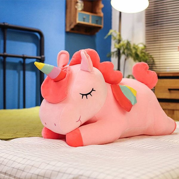 Plush toy - TD® - Unicorn - 60 cm - Soft - Comfortable - Cotton PP Regnbågens färger