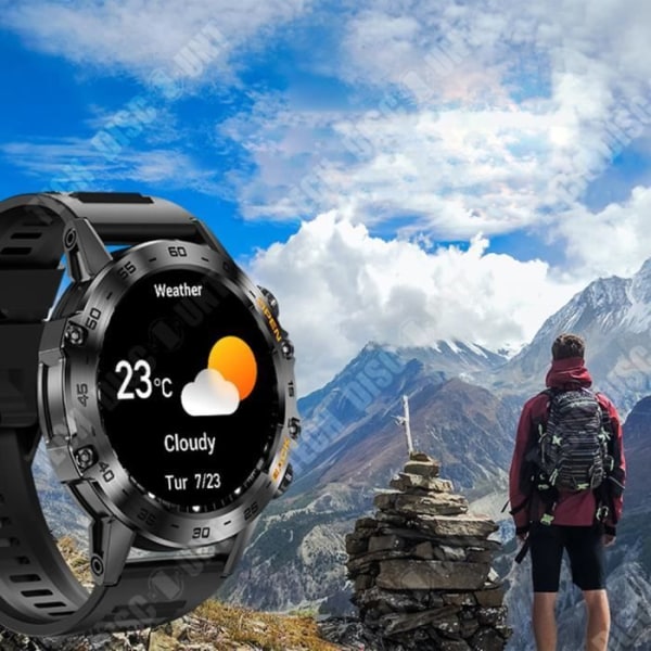 TD® Bluetooth BLE 5.0 smart samtal superlång standby utomhussport smart vattentät herrklocka Rekommendera