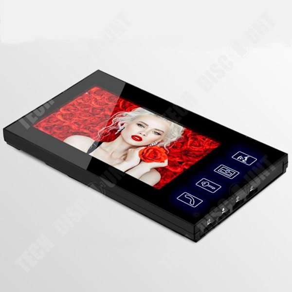 TD® Door Bell Touch ID-kort High Definition Visual Intercom dörrklocka En-till-en Stöldskyddssäkerhetsdörrklocka