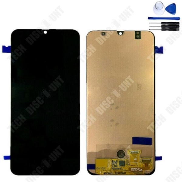 TD® Skærmmontering til Samsung A50 touchskærm A505 LCD mobilskærm Lcd med displayramme
