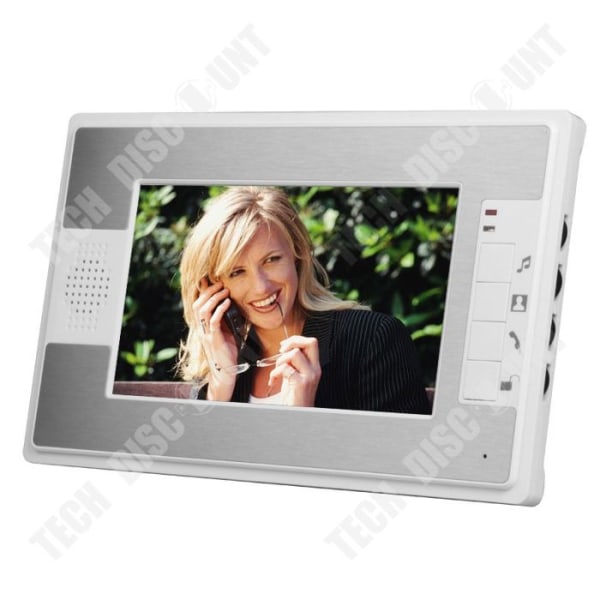 TD® Dørklokke 7 tommer HD visuel dørklokke IP55 vandtæt udendørs intercom visuel en til en