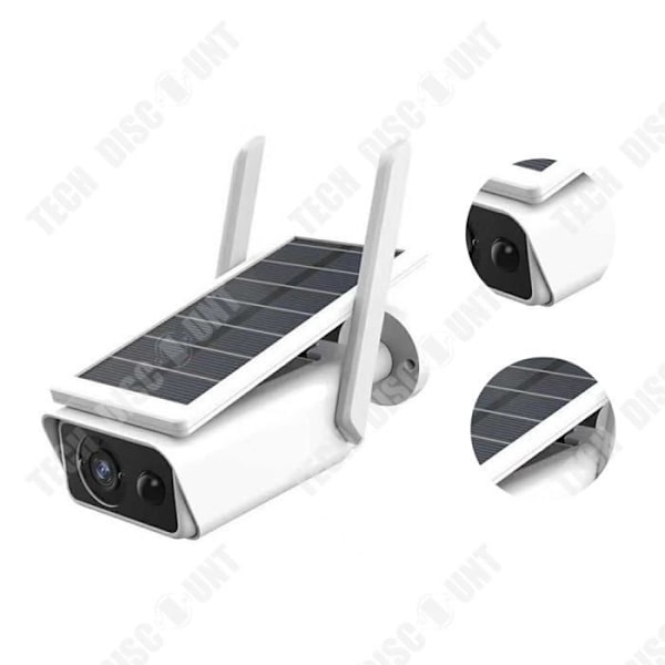 TD® Trådlök övervakningskamera med solenergi 1080P HD vattentät Lågt energiförbrukning Övervakningskameror