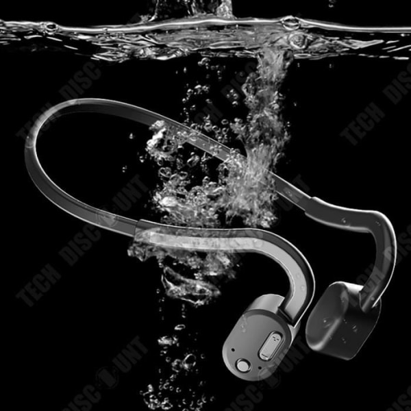 TD® IPX8 vattentäta Bluetooth-sporthörlurar, True Bone Conduction trådlösa hörlurar, för simning och löpning