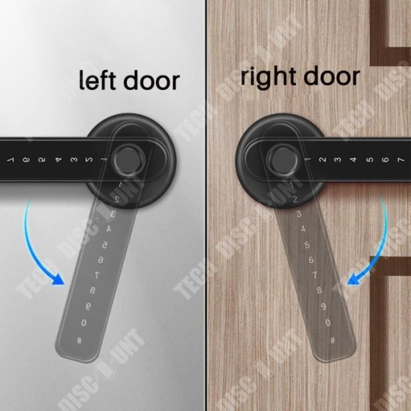 TD® Sovrumsdörr Trädörr Fingeravtryckslås Hemmakontor Sfäriskt nyckelhål Smart Lock