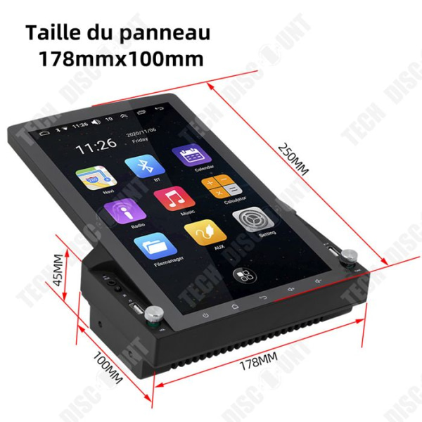 TD Autonavigaattori 10.1 tuumaa pystysuora näyttö GPS Navigointi Bluetooth WIFI HD Autonavigaattori kosketusnäyttö