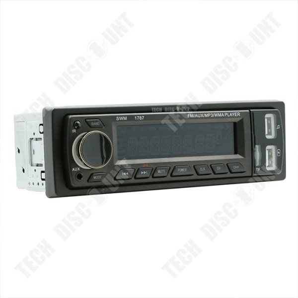 TD® Bluetooth bilradio 12V MP3-spelare smart bluetooth handsfree U disk plug card FM bilradio förlustfri ljudkvalitet
