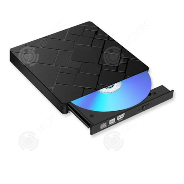 INN® USB3.0 ekstern DVD-brænder optisk læser, universel mobil ekstern optisk læser til bærbare computere