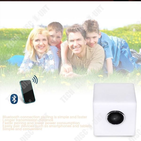 TD® METRONIC Bluetooth-højttaler LumiCube - 40W - Batterilevetid 8 timer - Lysende udendørs - Vandtæt IP 44