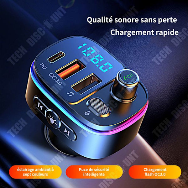 TD USB biloplader 1.1 tommer cigaretantænding biloplader antænding USB aluminium cigar 2 ports oplader bilinterface oplader