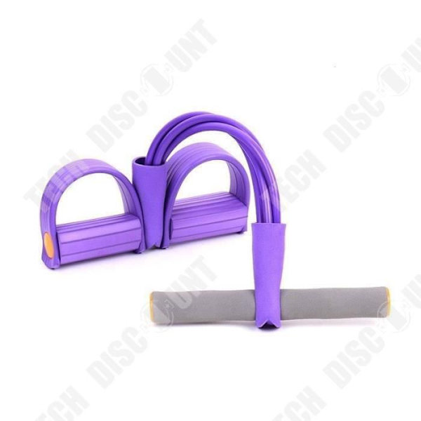 TD® Muskulering krampe talje øvelse Yoga tilbehør hjælpe midler siddende trække pedal fire Rør trække - Model: Rød
