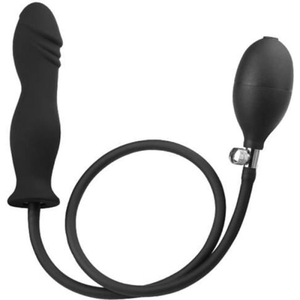 Jätte uppblåsbar anal sexleksak i silikon med pump manlig och kvinnlig onanist anal buttplug erotiska leksaker för sex