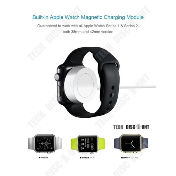 TD® Induction Watch Charger Series 1 2 3 4 original mini snabb trådlös magnetisk 38mm 40mm 42mm 44mm