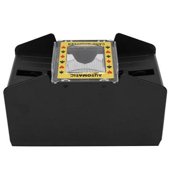 ARAMOX Poker Card Shuffler Card Shuffler Automatisk batteridriven spelkortshufflermaskin för Svart