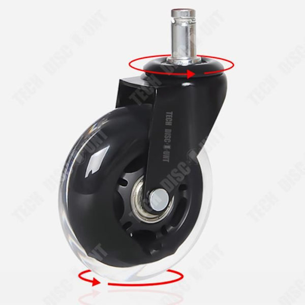 TD® Heavy Duty Heavy Duty Kontor Hjul Hjul Hjul 22mm Tyst lager Skydda matta Byte Fåtölj Golv Skrivbord