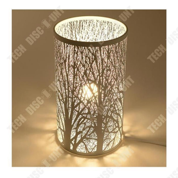 TD® Duftlampe med LED-lys, økologisk aroma, indretning, multifunktionel atmosfære, aromadiffuser, elegant duft.
