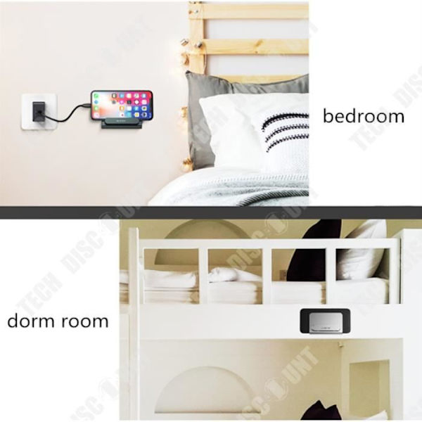 TD® mobiltelefonhållare Väggfäste Kabelfri design Långvarigt lim