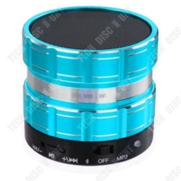 TD® Bärbar bluetooth-högtalare för smartphone surfplatta trådlös högtalare blå