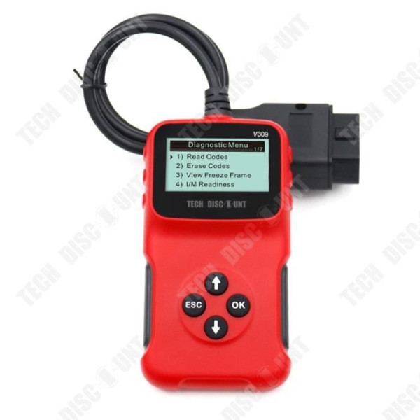 TD® Car Fault Detector Diagnostic Tool Read Code Card är lätt att bära och lätt att plugga och spela.