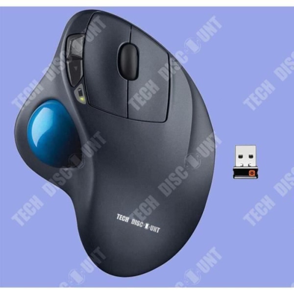 Ergonomic M570 Ergonomic Bluetooth Wired Gamer Wireless Mouse Gaming Optisk Mobil Laser Trackball 5 Knappar Svarta Fönster