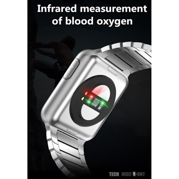TD® V5 färgskärm smart armbandsur/pulsblodtrycksmätare/vattentät sportklocka/hjärtblodtrycksmätare