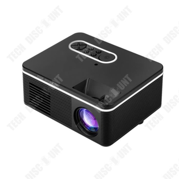TD® Miniprojektor hem privat bio LED mini bärbar projektor bekväm och snabb miniatyr kompakt HD 1080P projektion