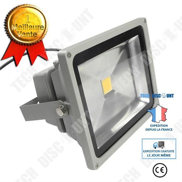 TD® LED Projektor 30 W - Vandtæt udendørs vægbelysning - Ideel sikkerhedslampe til have, korridor, terrasse, patio