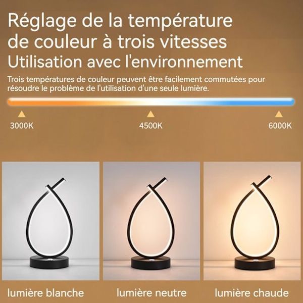 Bordlampe - LED - Dragon Ball Z - Gradation 3000-6000K - Energibesparende - Moderne design 3 färger