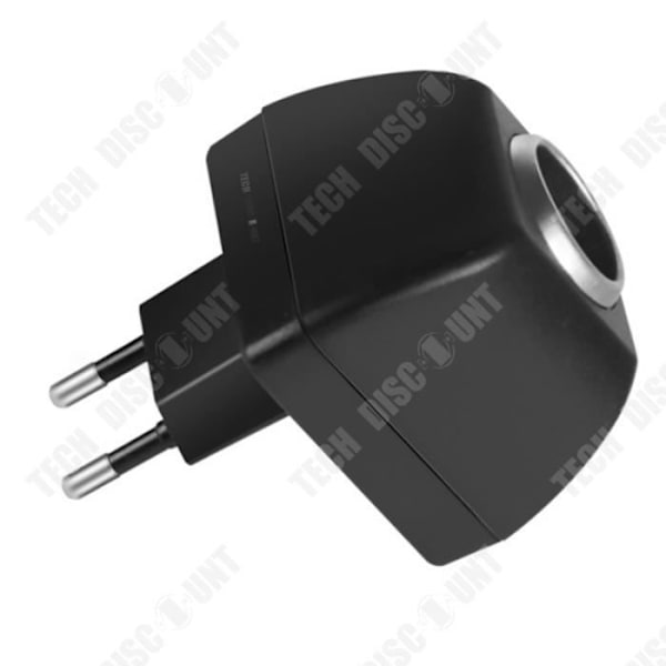 TD® hushållscigarettändare 220v till 12v multiskydd kompatibel med ett brett utbud av intelligent shuntutrustning