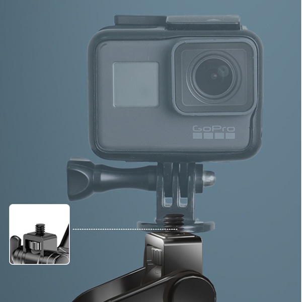 Selfie stik - Universal - 360° stabilisator - ABS plast - Indbygget LED lys