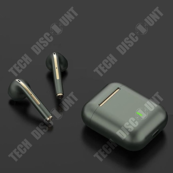 TD® trådlösa Bluetooth in-ear binaurala hörlurar Touch Control Pure Black