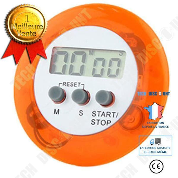 TD® Orange Magnetisk Digital Kökstimer Matlagningstillbehör