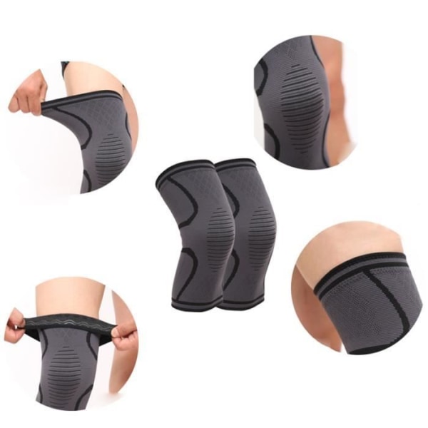Compression Knee Brace TD® Grey Andas Ligament Protection