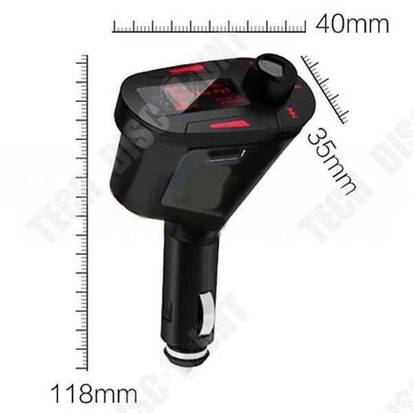 TD® Kit FM-sändare Bluetooth MP3-spelare med USB för bil - Autotillbehör SD-kortläsare, handsfree-kit, USB