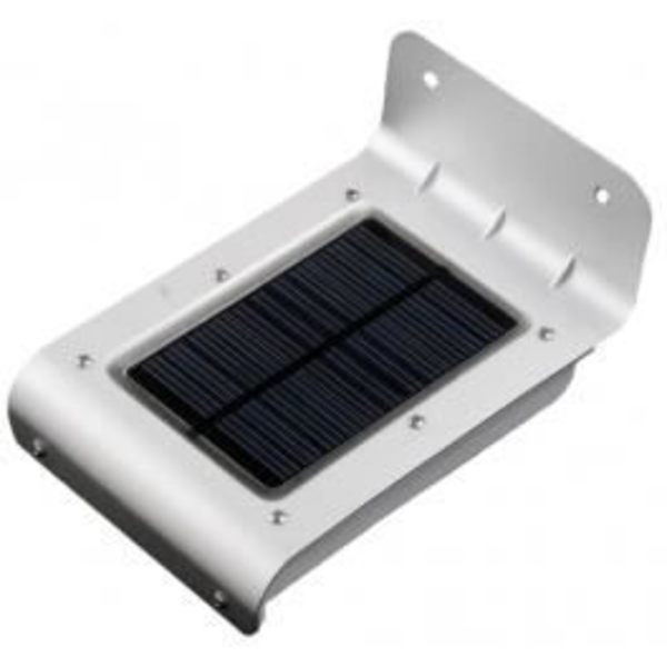 Solarlampe - LED - IP65 - Bevægelsessensor - 100 Lumen - Samtidsdesign Metall och plast