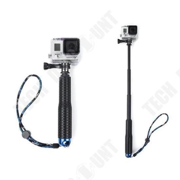 TD® 19 tum justerbar Selfie Stick 49cm - Go Pro3+ - 4-3-2-5 19 tum Flytkraftsdykare selfiestick blå